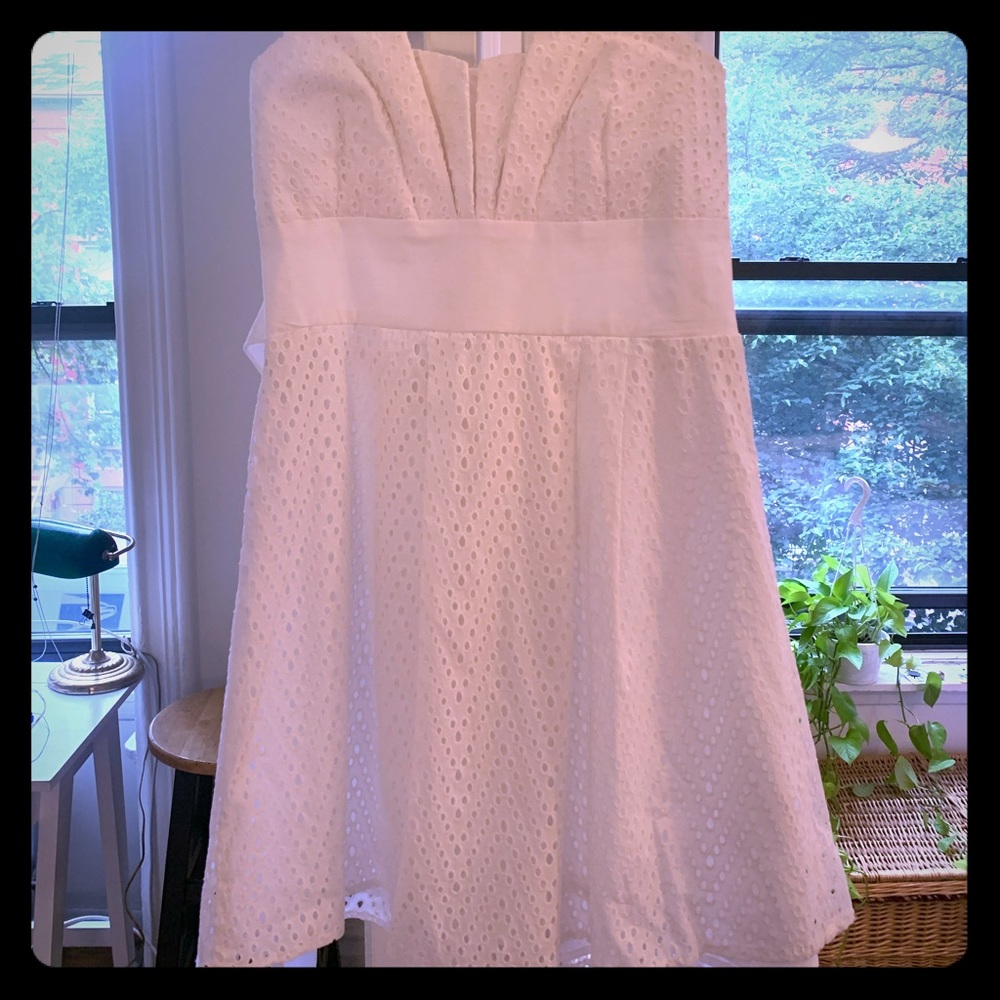 Delia’s Size 6/7 Dress - White Eyelet Strapless